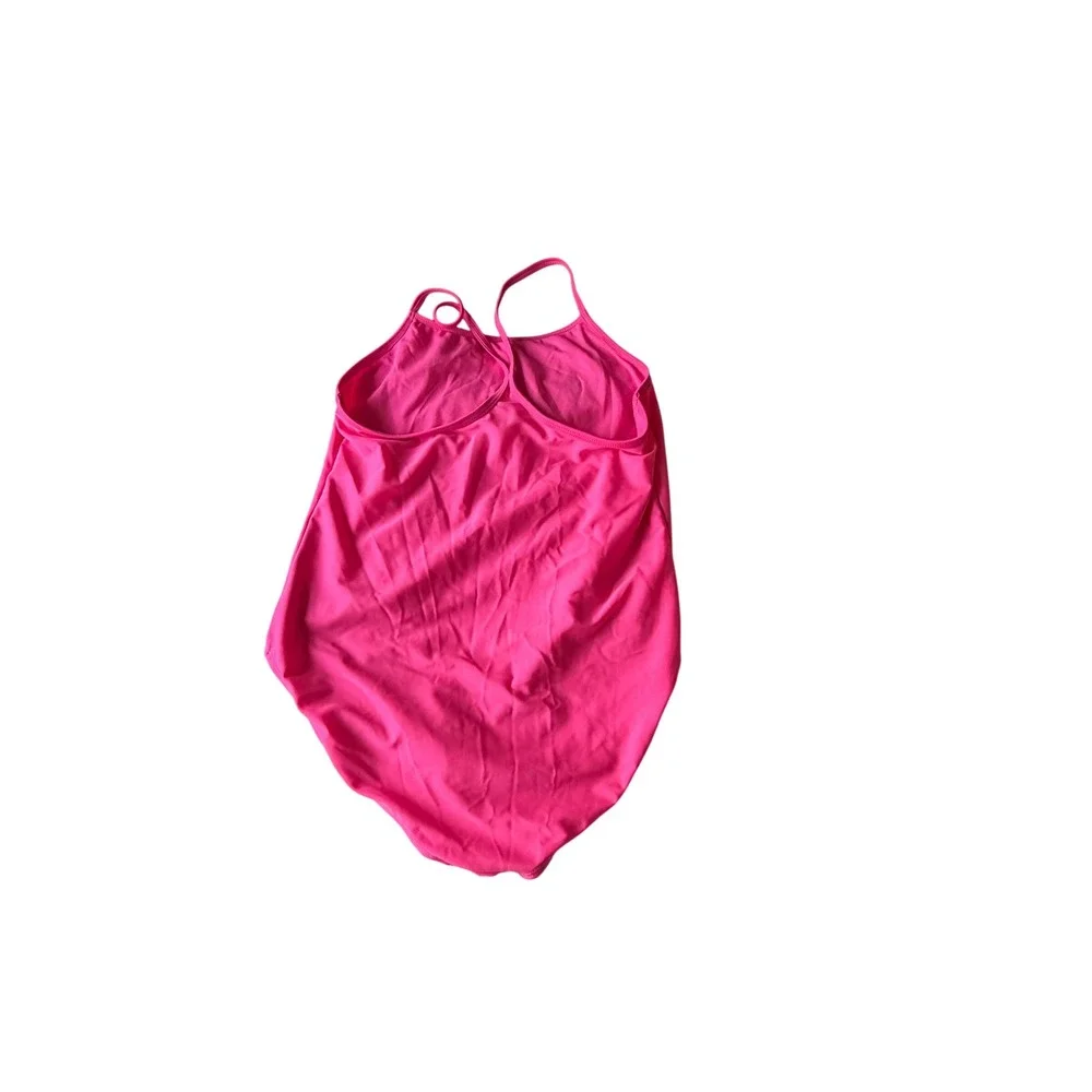 Wonder Nation Girls Pink Mermaid Graphic One Piece Swimsuit XL 14-16 Plus